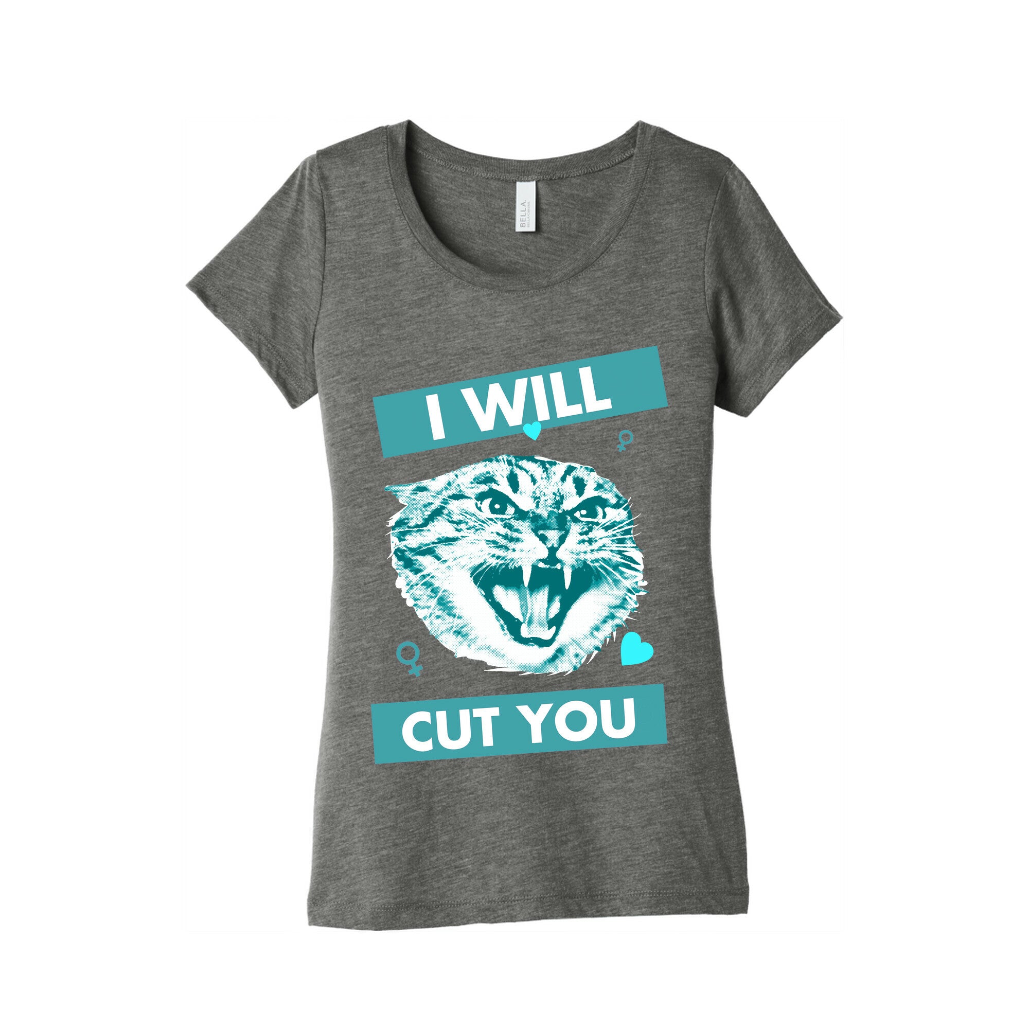 I Will Cut You Women's Triblend Tee